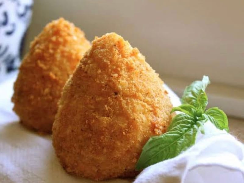 Pumpkin and Parmesan Arancini