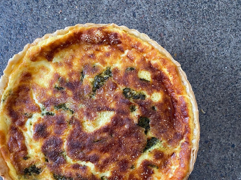 Roast Vegetable Quiche