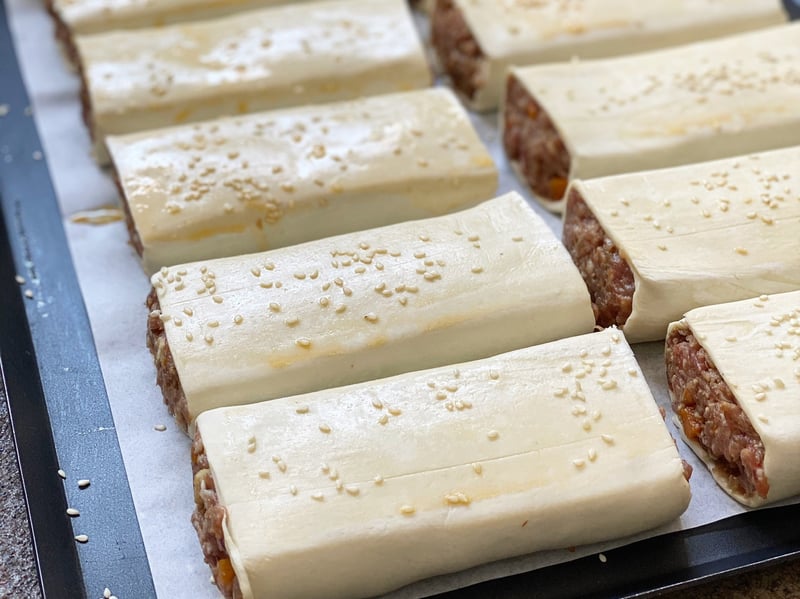 Pork & Fennel Sausage Rolls- Freezer stock