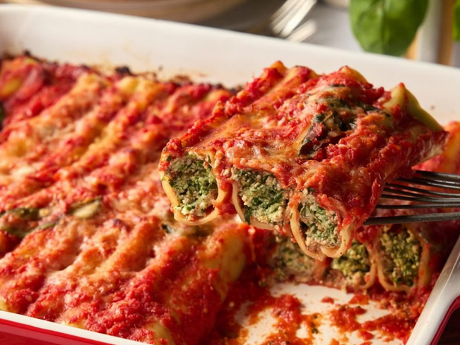 Spinach & Ricotta Cannelloni