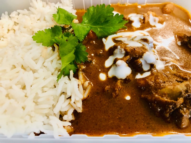 Vegan Ehren's Curry with Basmati Rice