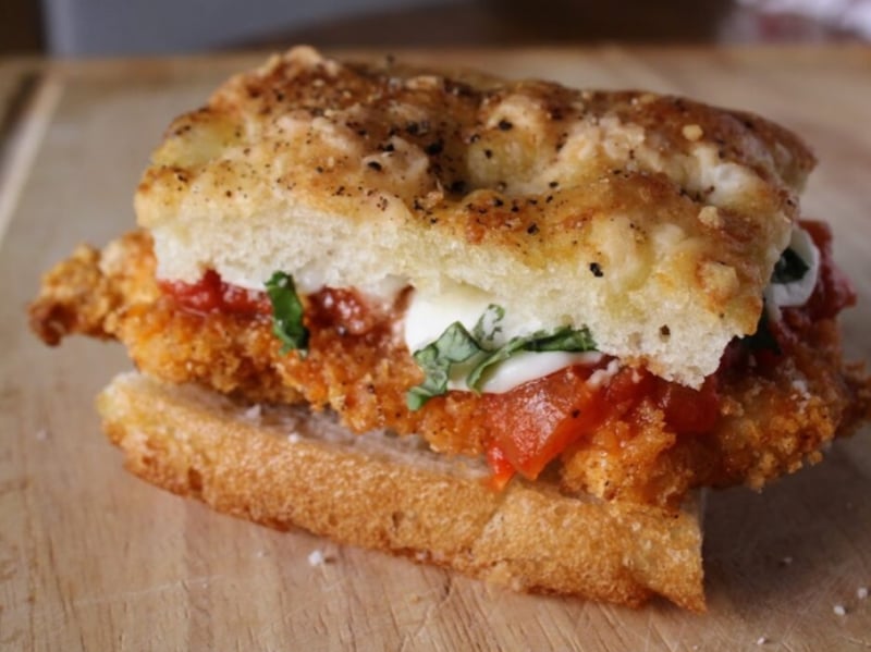 Chicken Parma Focaccia