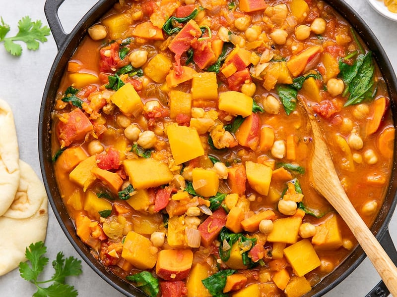 Vegan Pumpkin & Chickpea Curry