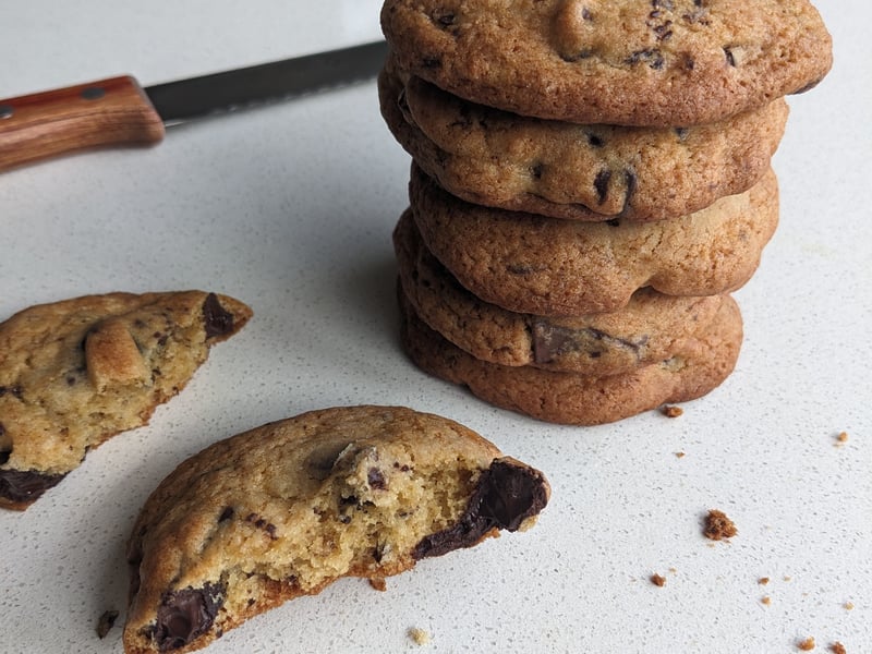 Sourdough Choc Chunk Biscuits