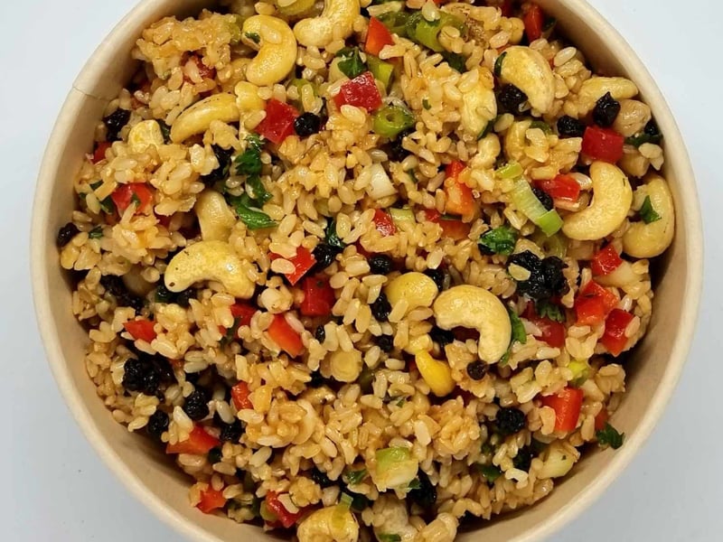 Oriental Brown Rice Salad