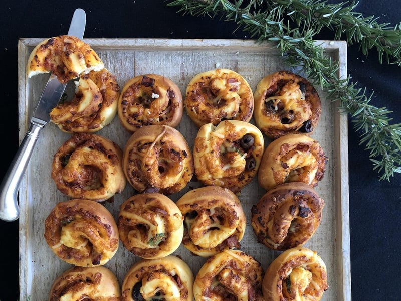 Ham and Cheese Scrolls