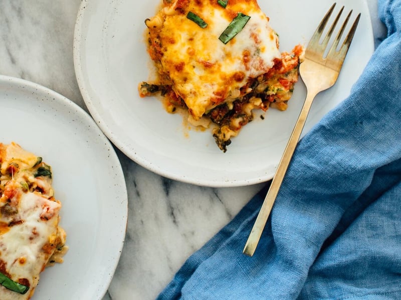 Gluten free Classic Vegetarian Lasagne