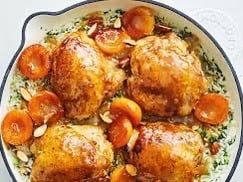 Roasted Harissa Apricot Chicken