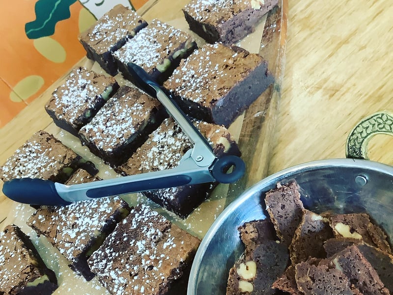 Brownie with Otway Walnuts