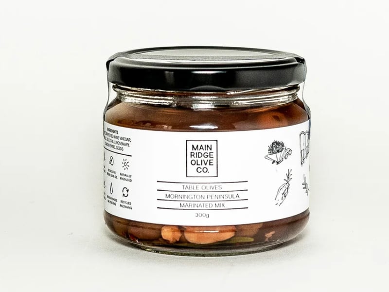 Main Ridge Olive Co. Marinated Olives