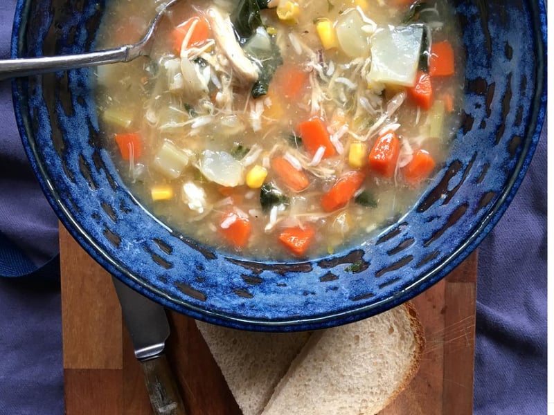 Chicken, Rice & Vegetable Soup