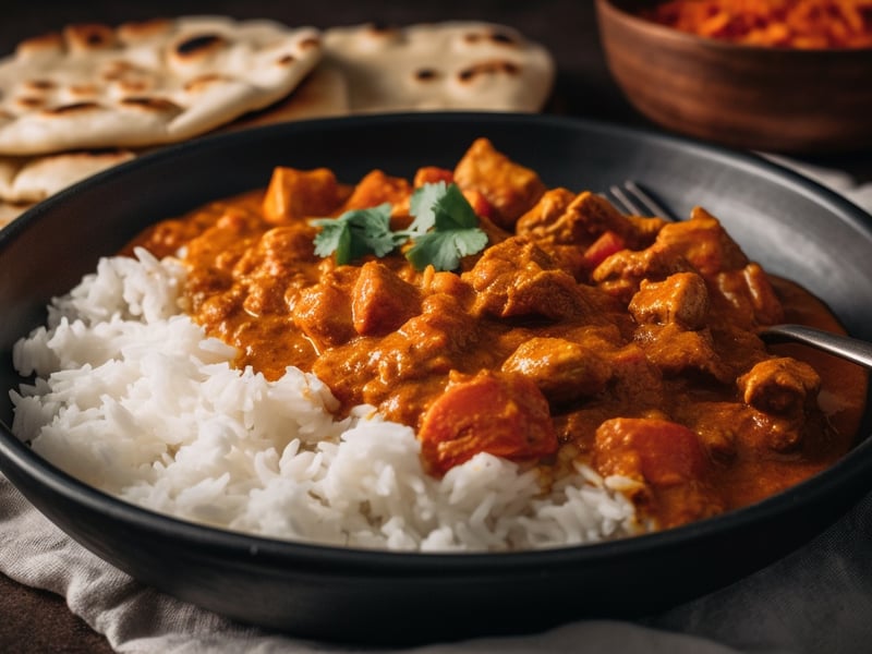 Butter Chicken w/ Rice