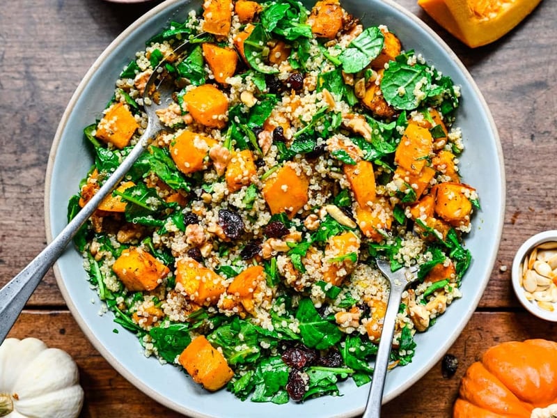 Quinoa and Roasted Pumpkin Salad