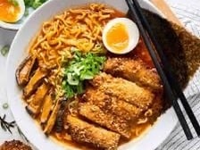 Japanese Curry Ramen with Katsu Chicken