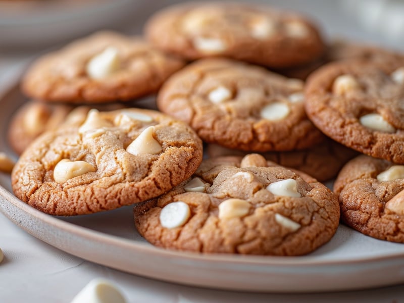 White Chocolate Macadamia Cookies