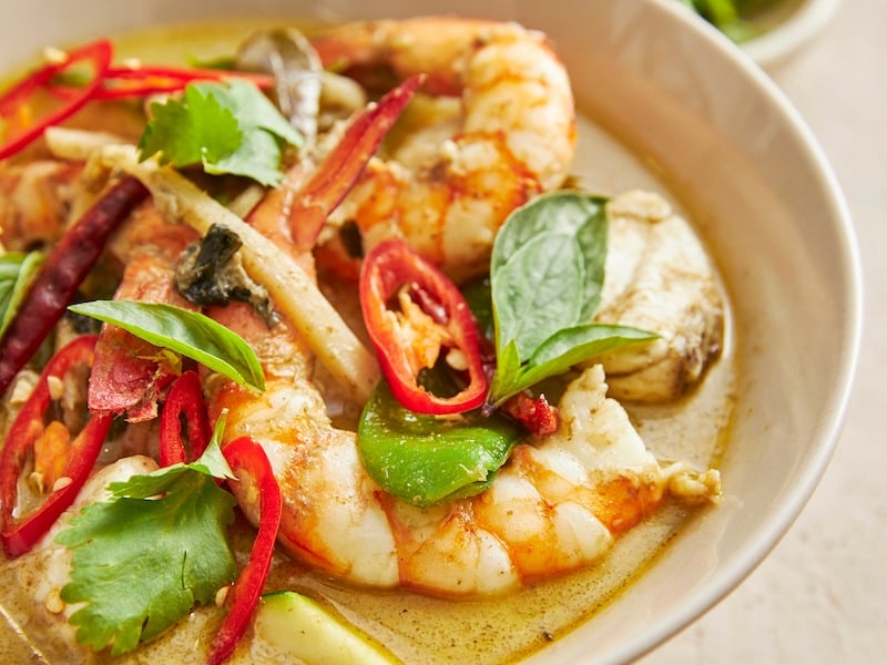 Thai Green Prawn Curry (P)