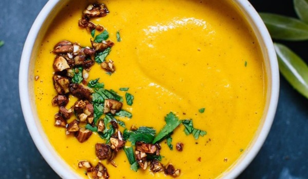 SWEET POTATO SATAY SOUP 