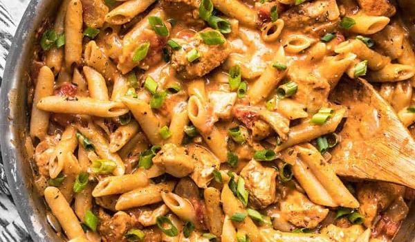 Creamy Cajun Chicken and Mushroom Penne (Not spicy)