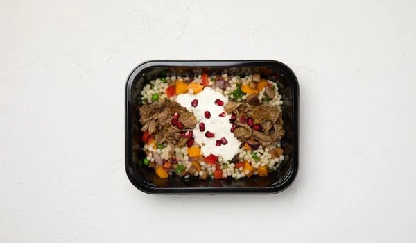 Middle Eastern Pulled Lamb with Vegetable Cous Cous