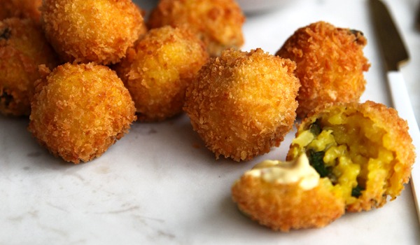 Roast Pumpkin & Pesto Arancini (GF)