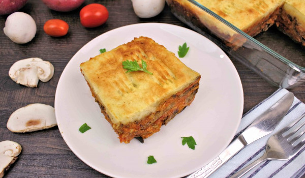 Eggplant Moussaka (Vegan, GF)